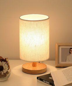 LAMPARA VELADOR REDONDO ORGANICO