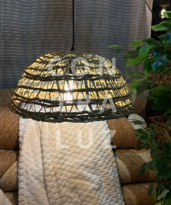 Lámpara Cestería sombrero Tamaño L