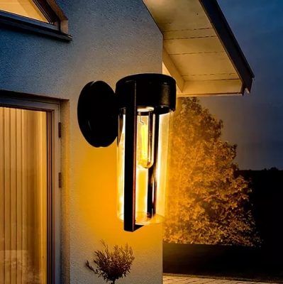 Aplique solar con ampolleta led