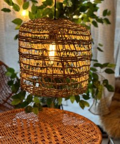 Lámpara Cestería Domo Manila L