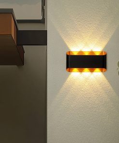 Aplique Bidireccional Cobre Triple