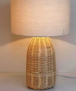 LAMPARA TEJIDA RATAN SERENA