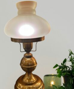 LAMPARA SOBREMESA VINTAGE OPALINE