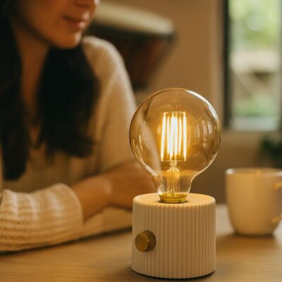 LÁMPARA RECARGABLE VINTAGE CON DIMMER